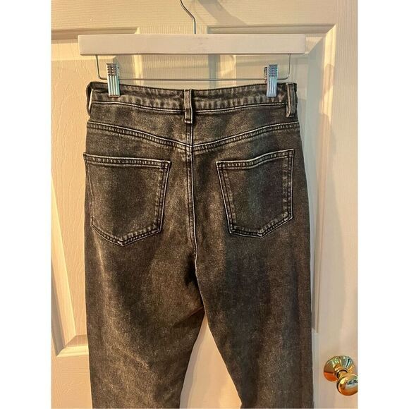 ASOS DENIM Black High Waist Tapered Leg Jeans sz 28/30 NWT - Picture 4 of 7